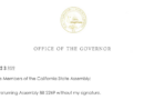 El gobernador de California, Newsom, veta la concesión de licencias y el marco regulador de las criptomonedas