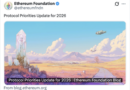 La Ethereum Foundation incluye la “preparación cuántica” y los límites de gas como prioridades para 2026 La Ethereum Foundation incluye la “preparación cuántica” y los límites de gas como prioridades para 2026