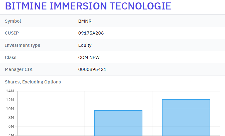 Morgan Stanley y otros grandes holders aumentaron su exposición a Bitmine en plena ola de ventas Morgan Stanley y otros grandes holders aumentaron su exposición a Bitmine en plena ola de ventas